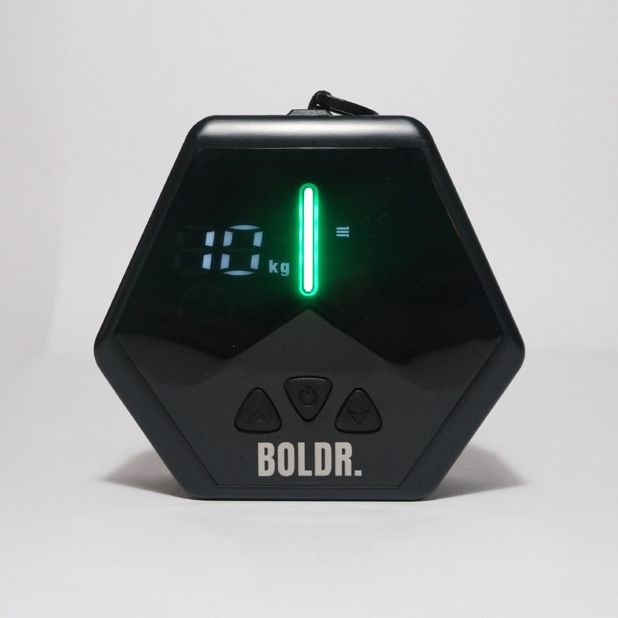 BOLDR kabelmaskin sedd framifrån på vit bakgrund